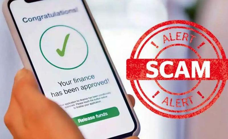 Alert against online loan fraud